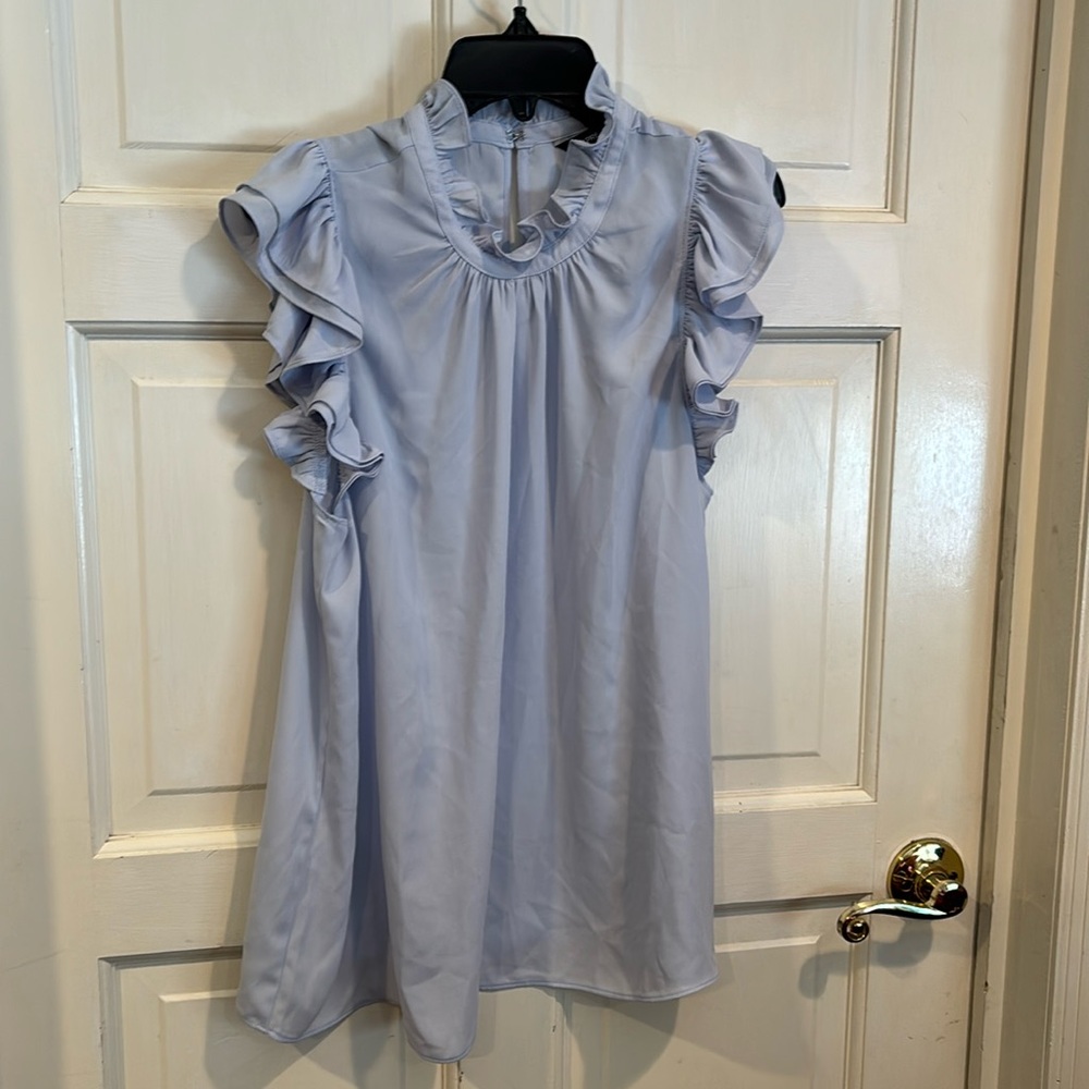 Express grey / blue top size medium